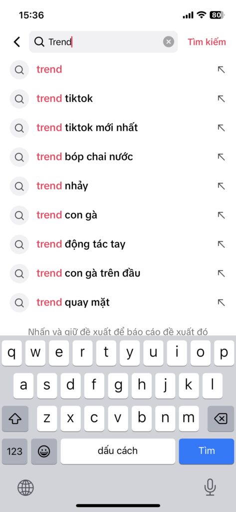 Cách tìm trend TikTok mới nhất