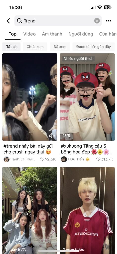 Cách tìm trend TikTok mới nhất