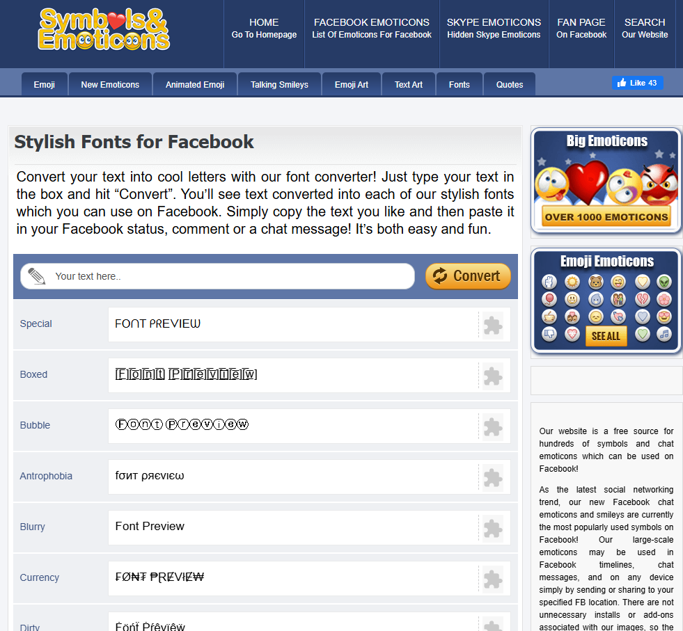 Top 5 công cụ đổi font chữ Facebook nhanh chóng nhất