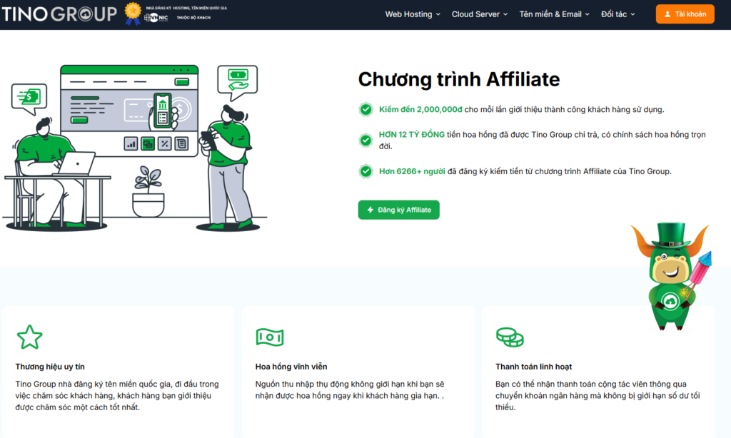 Chương trình Affiliate Hoa hồng cao - Dễ “lụm lúa”