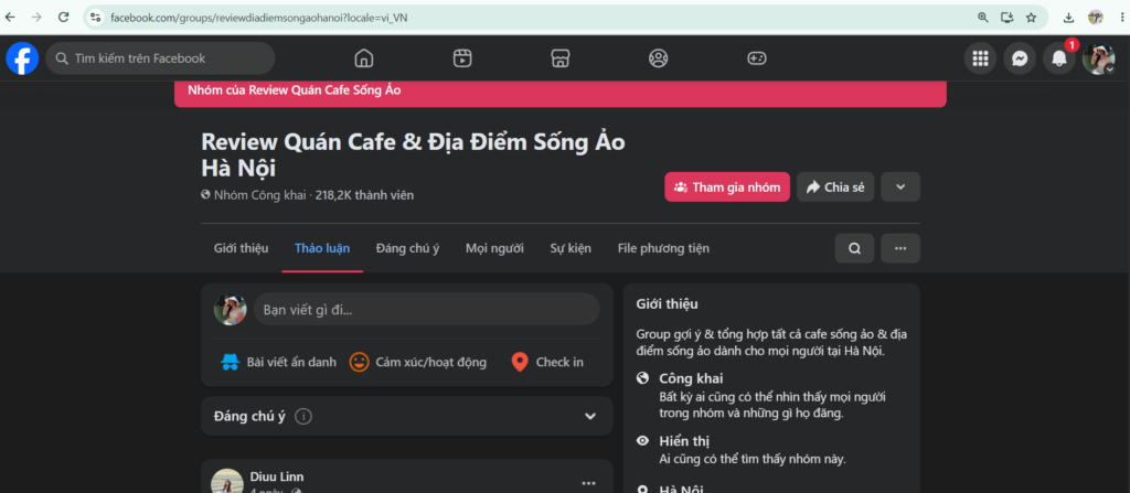 cách lấy id group Facebook