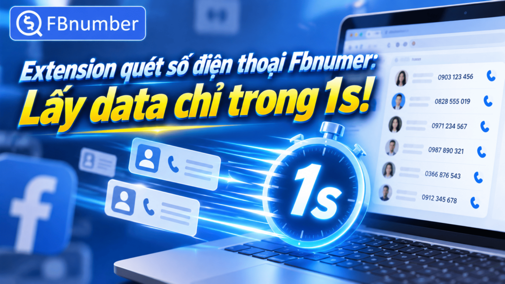 Extension quét số điện thoại