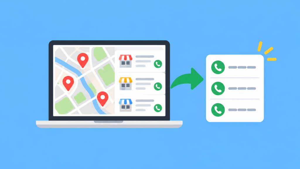 Lấy số điện thoại từ Google Maps 